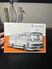 Vintage Mercedes Benz O302 City Bus Brochure