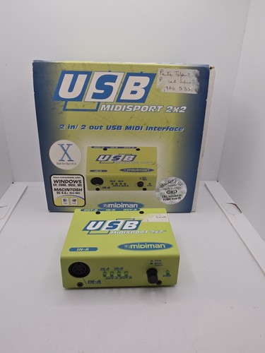 Midiman usb midisport 2x2 - usb, midi