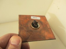Vintage Brass Light Switch