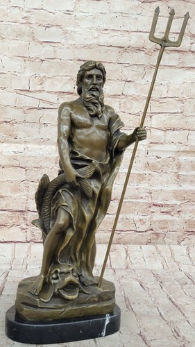 Poseidon bronze greek sea - poseidon,