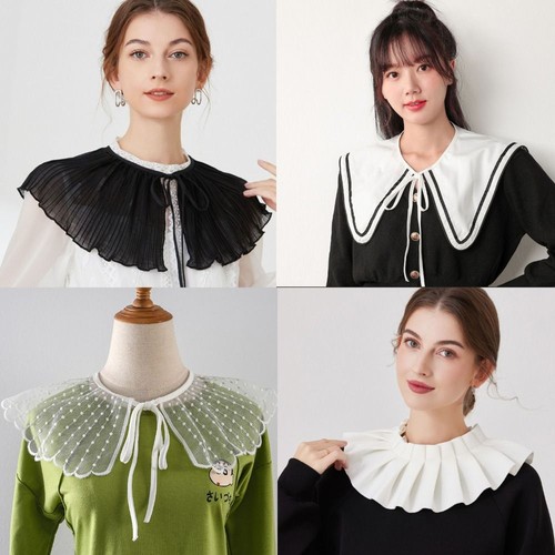 Detachable shirt collar - collar, women