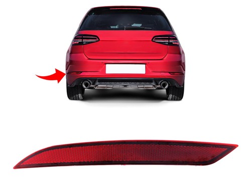 Rear bumper reflector - bumper, light