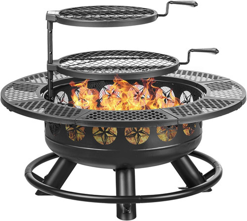 Inch fire pit with - inch,