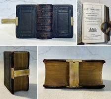 Antique 1870 Old Bible New