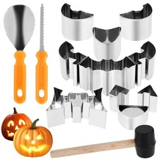 13Pcs Carving Stainless Steel Pumpkin Carving Kit Pumpkin Carving Stencils  DIY