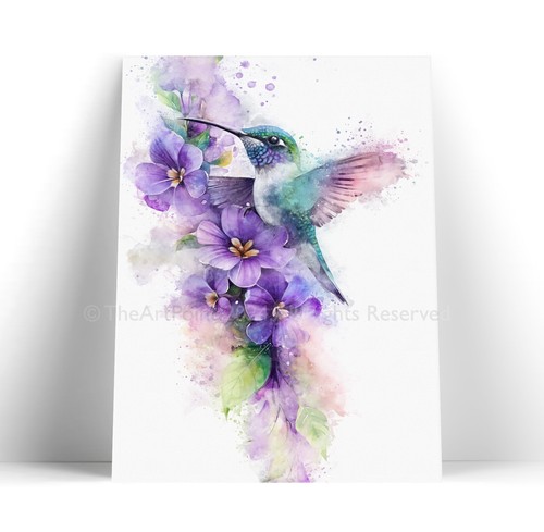 Hummingbird art canvas - art,