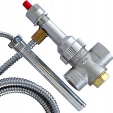 Thermal discharge safety device connections 1/2" 3/4 wood boiler pellet...