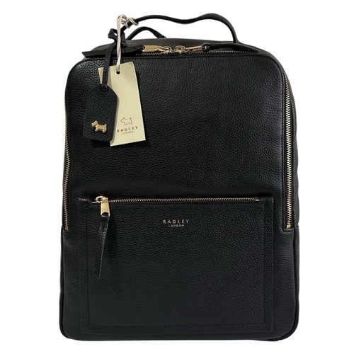 Radley backpack black - black, leather