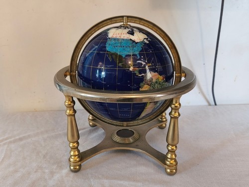 World globe blue inlaid - globe,