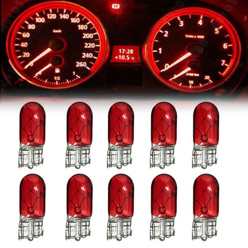 10x red car t10 - t10, halogen