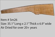 Sugar Maple rifle blank sm26
