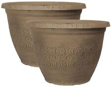 2 x 22.7L Large Plant Pots