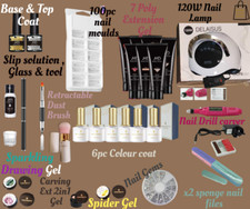 120W Nail UV Lamp Dryer  & Carver drill Kit Gel Polish Soak Off Tip Extension