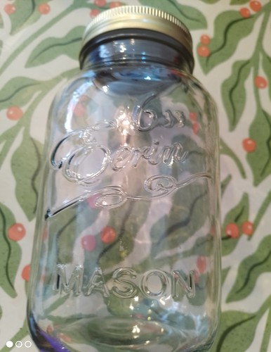 Mason jar with lid - mason,