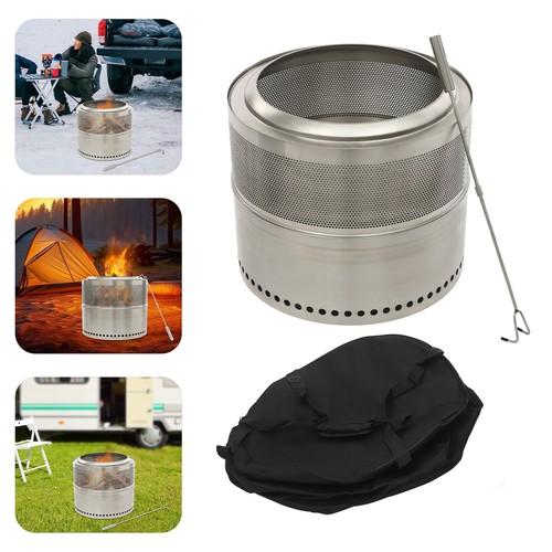 Fire pit stainless steel - fire,