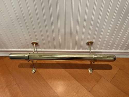Brass foot rail - brass,