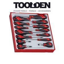 Teng Tools TTD914N SL, PH & PZ Screwdriver Set (14 Pieces)