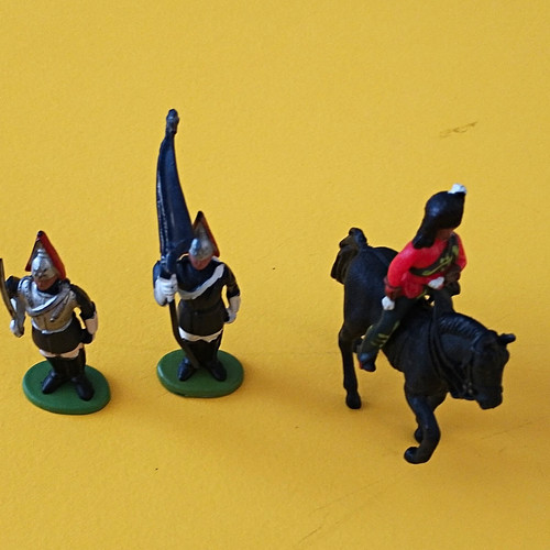 British painted plastic - painted, toy