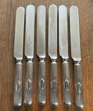 6 Antique Silver Plated Walker