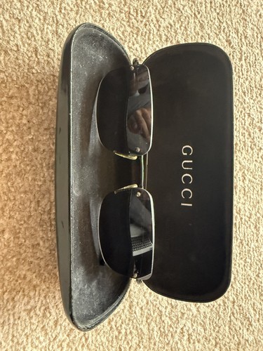 Gucci sunglasses black - black, men's