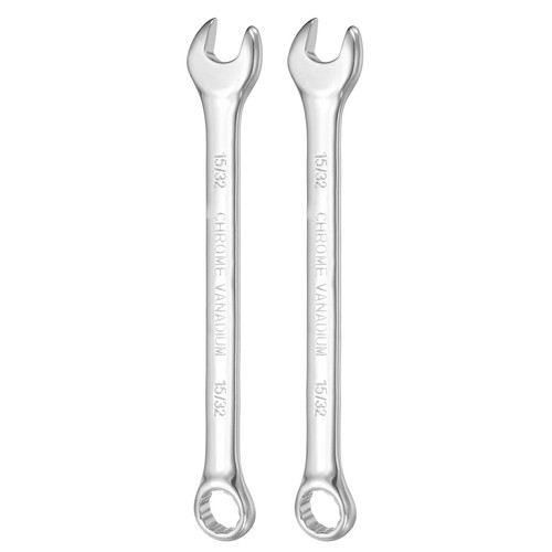 2pcs combination wrench - 2pcs, 15/32"