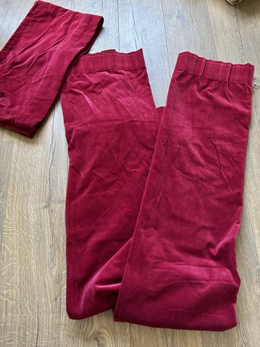 Vintage handmade red velvet - vintage,
