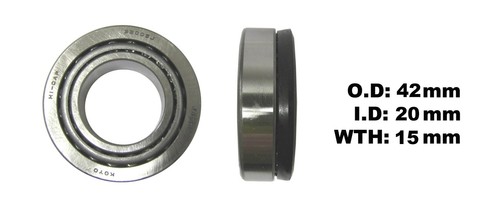 Taper bearing bottom - taper, for