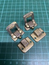Vintage Brass 1960’s Record Player Lid Latches - Pair