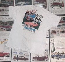 VTG 90s Route 66 Main Street of America Single Stitch Graphic T-Shirt XLarge