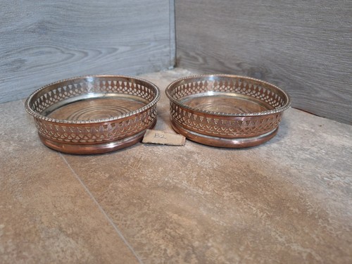 Vintage wine bottle coasters - wine,