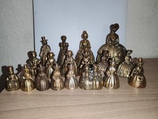 VINTAGE SET OF 18 LADIES BRASS