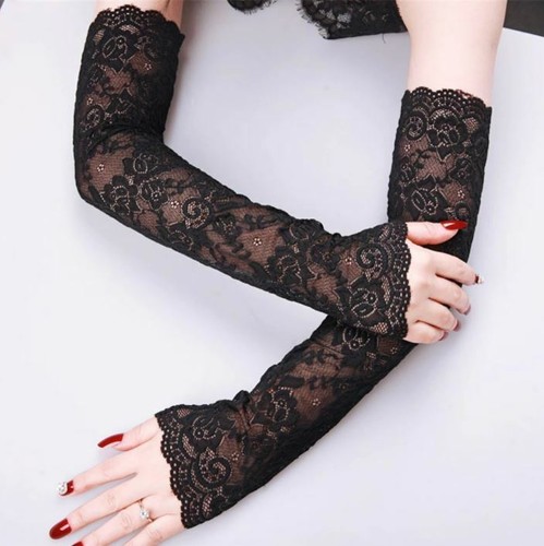 Extra long fingerless gloves - extra,
