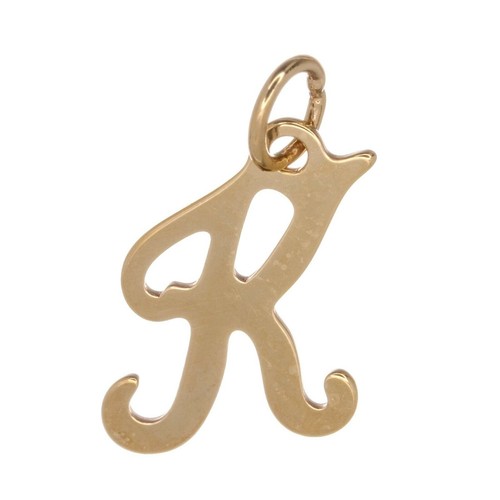 9ct gold pendant - pendant, charm
