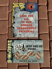 Two Theme Park Props Universal Orlando Penny Press Machine Plates -Despicable Me