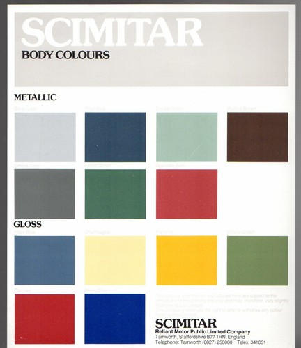 Reliant scimitar gte gtc - &,