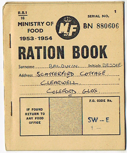 Ww2 ration book - ww2, baldwin