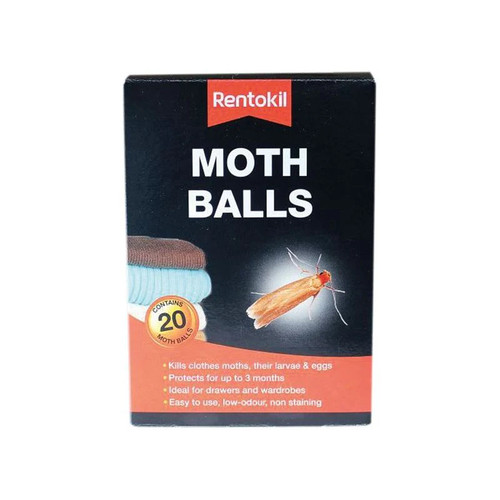 Rentokil moth balls - moth, (pack
