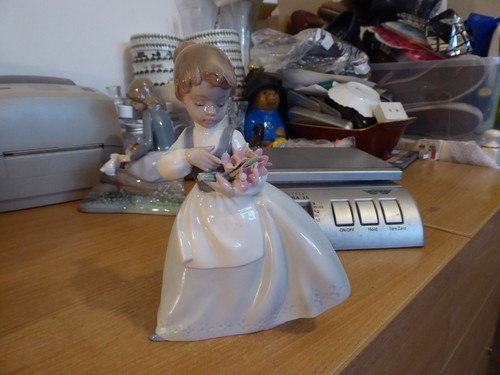 Lladro nao girl with - lladro,