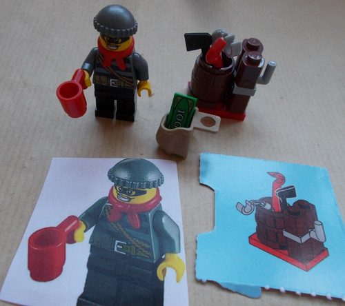 Lego crook robber bad guy - lego,