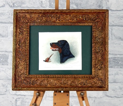 Antique victorian watercolour - antique,
