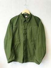 Vintage Army Green Chore Jacket - 100% Cotton - Swedish Military - All Sizes