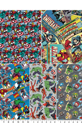 Marvel avengers cotton fabric - cotton,