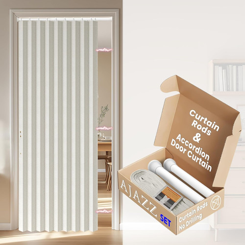 Drill free door curtain with - curtain,