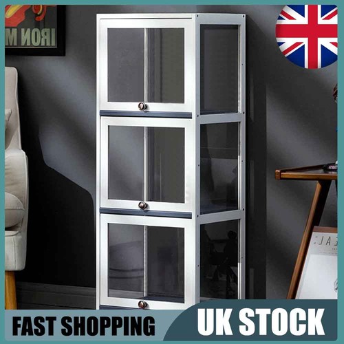 3tier white bamboo display - 3tier,