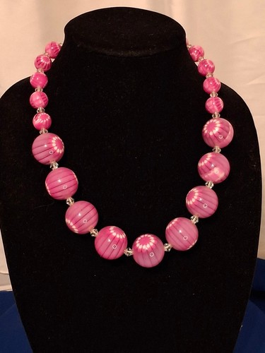 Pink bubblebum bauble - bauble, necklace