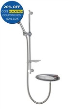 Aqualisa Colt Mixer Shower Exposed Thermostatic Chrome Harmony Head COLT001EA