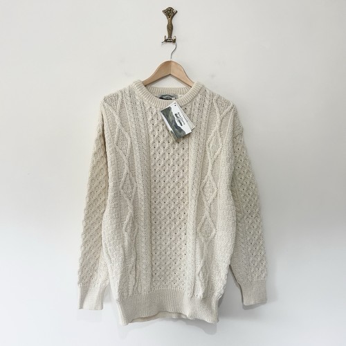 Aran crafts crew neck jumper - aran,