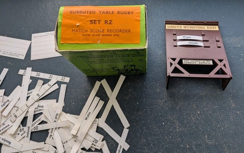Subbuteo set rugby - set,