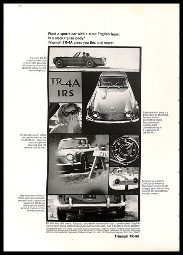 1966 triumph tr4a sports - sports, car