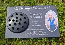 Personalised Metal Grave Stone